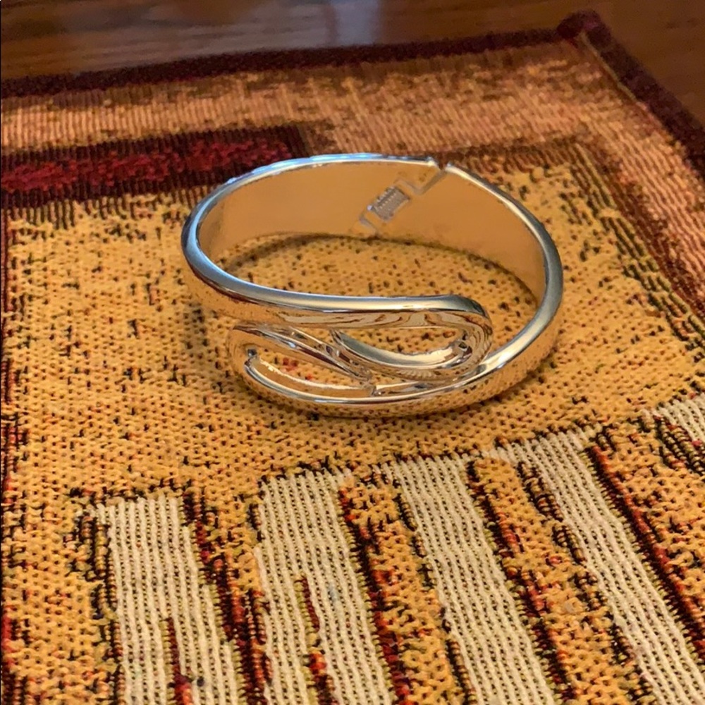 Cuff silver bracelet